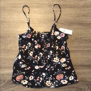 NWT American Eagle Peplum Tank Size M